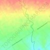 Barayong topographic map, elevation, terrain