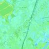 Wippelgem topographic map, elevation, terrain