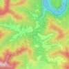 Beckwith topographic map, elevation, terrain