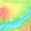 Lamalle topographic map, elevation, terrain