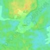 Ozersk topographic map, elevation, terrain