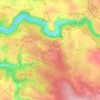 Mazet topographic map, elevation, terrain