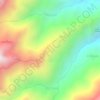 El Camelo topographic map, elevation, terrain