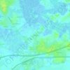 La Taillée topographic map, elevation, terrain