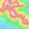 Sgùrr nan Eag topographic map, elevation, terrain
