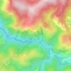 Les Crozes Haut topographic map, elevation, terrain