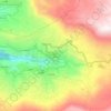 Bsharri topographic map, elevation, terrain