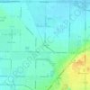 Kenilworth topographic map, elevation, terrain