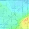 Kenilworth topographic map, elevation, terrain