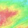 Longridge topographic map, elevation, terrain