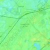 Petegem-aan-de-Leie topographic map, elevation, terrain