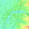 Bustos topographic map, elevation, terrain