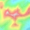 Ben Cruachan topographic map, elevation, terrain