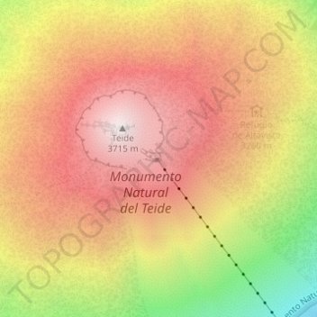 Mirador de La Rambleta topographic map, elevation, terrain