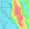 South Seattle topographic map, elevation, terrain