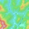 黄茅坦 topographic map, elevation, terrain