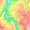 Les Chérons topographic map, elevation, terrain