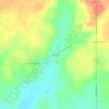 Drywood topographic map, elevation, terrain