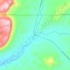 Chromo topographic map, elevation, terrain