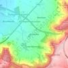 Witcombe topographic map, elevation, terrain