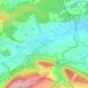 Berges de la Birsig topographic map, elevation, terrain