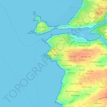 Le Bilou topographic map, elevation, terrain