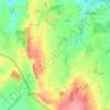 Farmcote topographic map, elevation, terrain