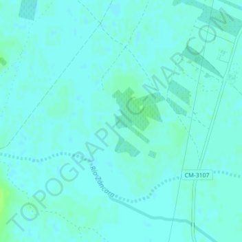 Cuaco topographic map, elevation, terrain