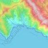 Monterosso al Mare topographic map, elevation, terrain