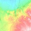 Settat topographic map, elevation, terrain