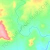 Chaperito topographic map, elevation, terrain
