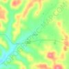 Springville topographic map, elevation, terrain