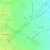 Santo Cristo topographic map, elevation, terrain