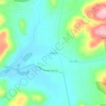 La Barbolla topographic map, elevation, terrain