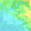 Deville topographic map, elevation, terrain