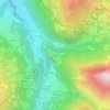 Le Champel topographic map, elevation, terrain