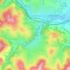 Les Brotteaux topographic map, elevation, terrain