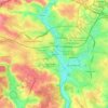 Laval topographic map, elevation, terrain