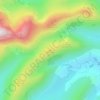 Ard Crags topographic map, elevation, terrain