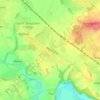 Walford Heath topographic map, elevation, terrain