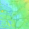 Ekeren topographic map, elevation, terrain