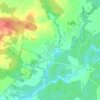 Bennin topographic map, elevation, terrain