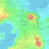 Tanauan topographic map, elevation, terrain