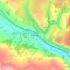 Mennock topographic map, elevation, terrain