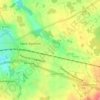 Hent Meur topographic map, elevation, terrain