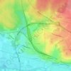 Les Grands Bois Marteau topographic map, elevation, terrain