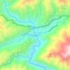 Coello Cocora topographic map, elevation, terrain
