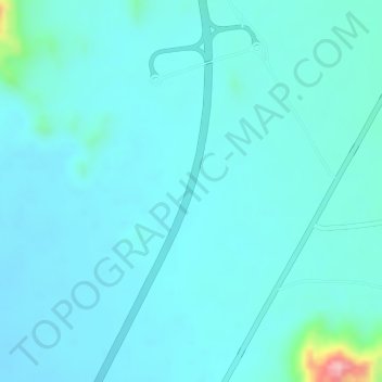 Qarhat topographic map, elevation, terrain