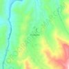 Chinácota topographic map, elevation, terrain