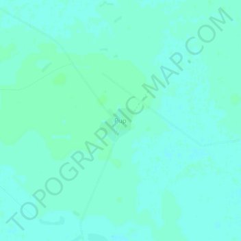 Pup topographic map, elevation, terrain